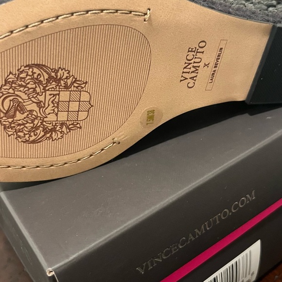 Vince Camuto Black Wedge Mules - Picture 2 of 4